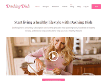 Tablet Screenshot of dashingdish.com